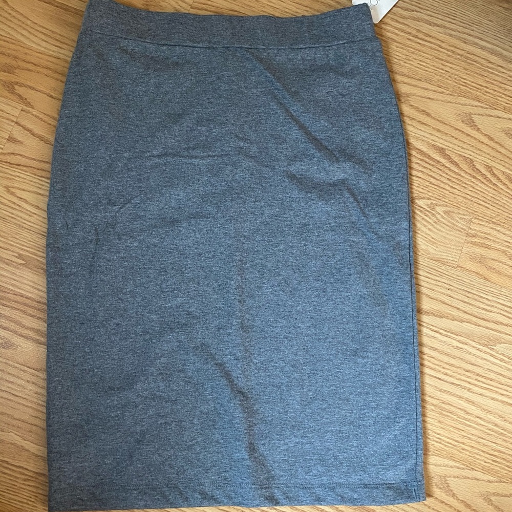 Forever 21 Grey Midi Cotton Skirt size S with tags